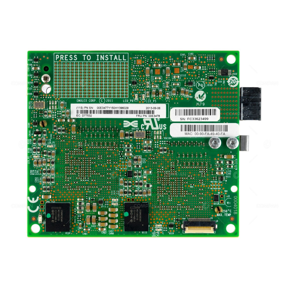 00E3478 IBM 10GB MEZANNINE CARD FOR FLEX SYSTEM P460